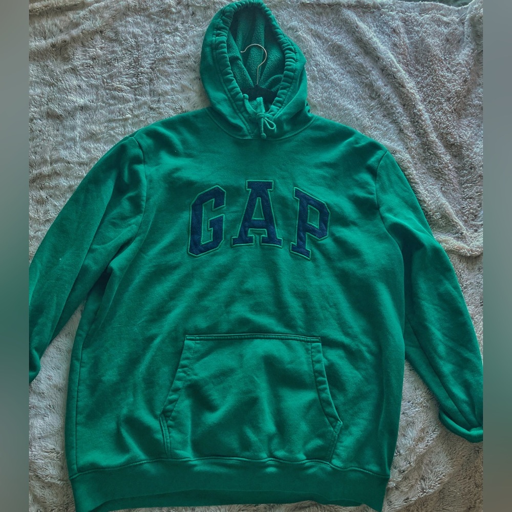 Forest green, GAP brand hoodie